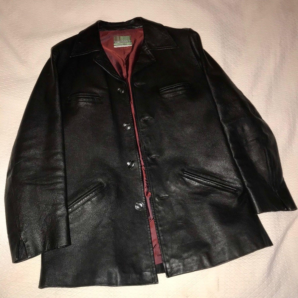 Diesel 💯% leather jacket. Authentic.